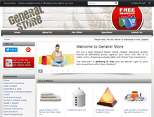 Tablet Screenshot of generalstore.co.nz